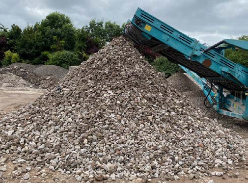 Recycled aggregates